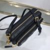 Best Replicas Bags - Dior Caro Double Pouch Black Cannage Calfskin Replica M9237 Shop For Best Louis Vuitton LV Replica Bags With Cheap Price