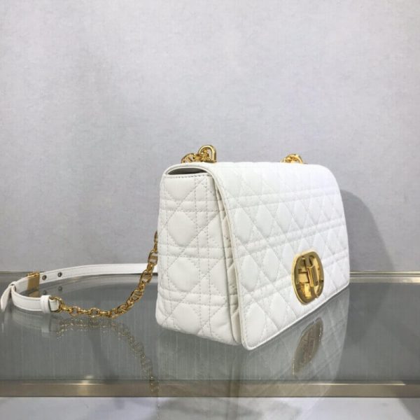 Replica Dior Caro Bag Black Cannage Calfskin M9243 - Image 5