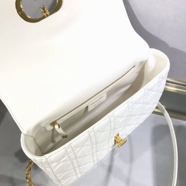 Replica Dior Caro Bag Black Cannage Calfskin M9243 - Image 9