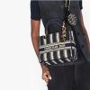 Best Replicas Bags - Replica Dior Blue D-Stripes Lady D-Lite Bag M0565 Shop For Best Louis Vuitton LV Replica Bags With Cheap Price