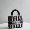 Best Replicas Bags - Replica Dior Blue D-Stripes Lady D-Lite Bag M0565 Shop For Best Louis Vuitton LV Replica Bags With Cheap Price