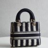 Best Replicas Bags - Replica Dior Blue D-Stripes Lady D-Lite Bag M0565 Shop For Best Louis Vuitton LV Replica Bags With Cheap Price