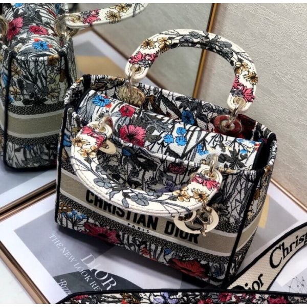 Replica Dior Lady D-Lite Bag - Multicolor Mille Fleurs M0565 - Image 11