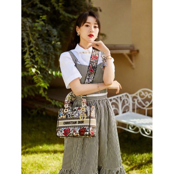 Replica Dior Lady D-Lite Bag - Multicolor Mille Fleurs M0565 - Image 3