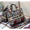 Best Replicas Bags - Replica Dior Lady D-Lite Bag - Multicolor Mille Fleurs M0565 Shop For Best Louis Vuitton LV Replica Bags With Cheap Price