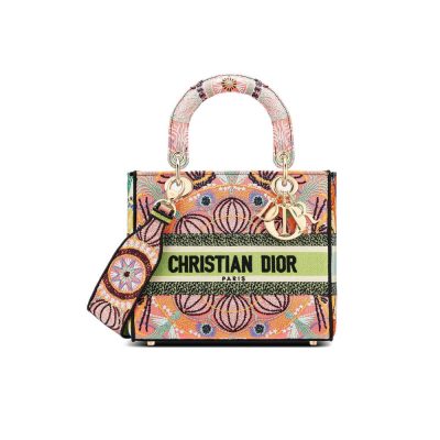 Replica Dior Lady D-Lite Bag - Multicolor Embroidery M0565