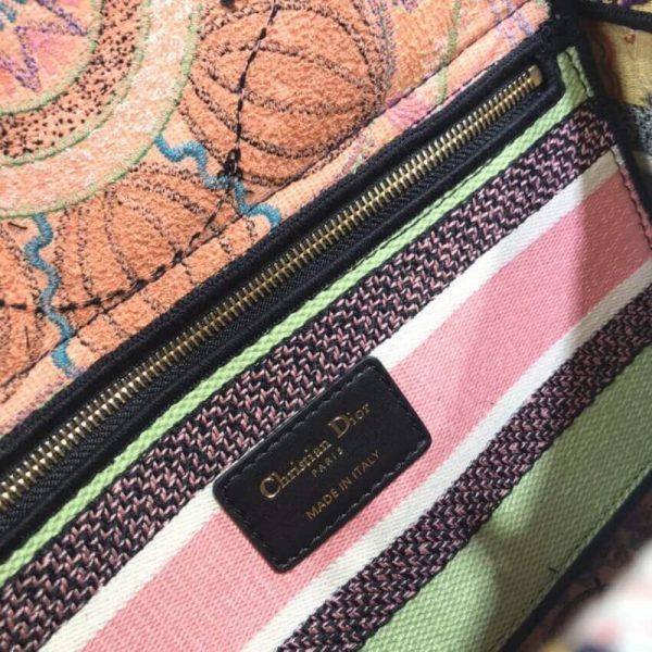 Replica Dior Lady D-Lite Bag - Multicolor Embroidery M0565 - Image 10