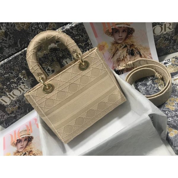 Replica Dior Lady D-Lite Cannage Embroidery M0565 Bag - Image 5