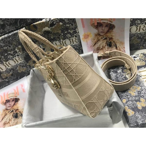 Replica Dior Lady D-Lite Cannage Embroidery M0565 Bag - Image 6