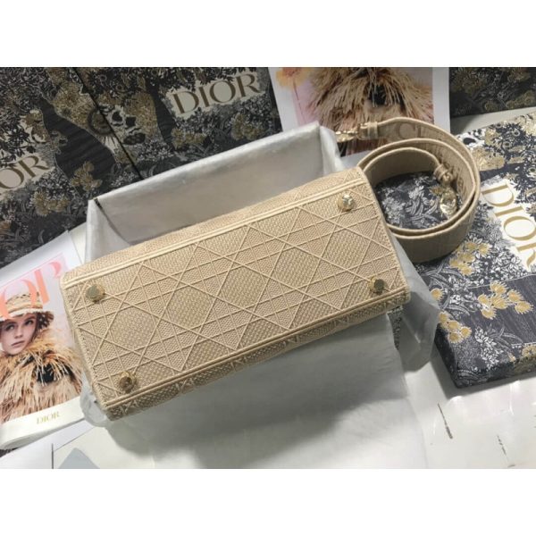 Replica Dior Lady D-Lite Cannage Embroidery M0565 Bag - Image 7
