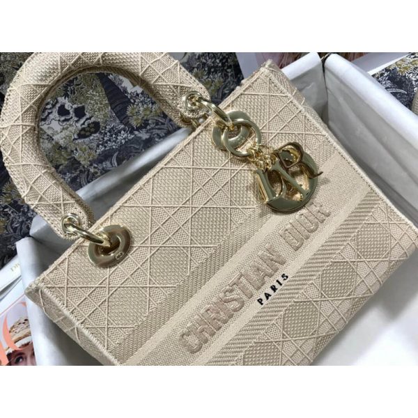 Replica Dior Lady D-Lite Cannage Embroidery M0565 Bag - Image 8