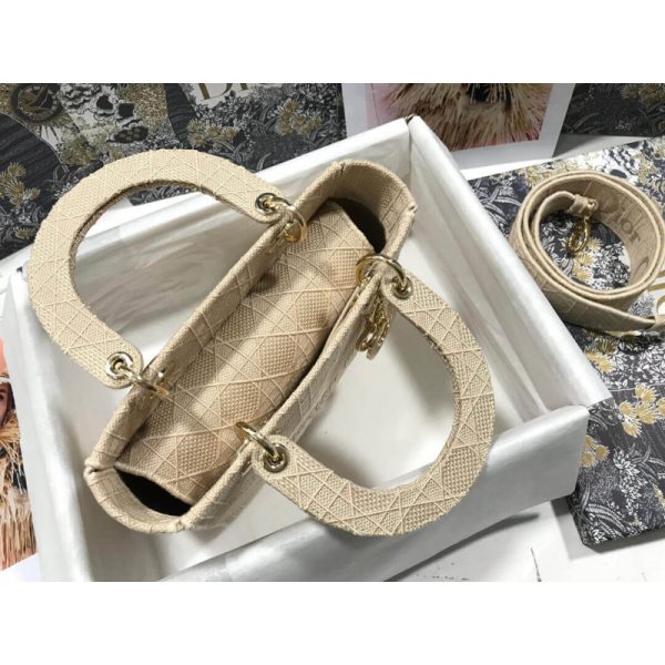 Replica Dior Lady D-Lite Cannage Embroidery M0565 Bag - Image 10