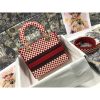 Best Replicas Bags - Replica Dior Medium Lady D-Lite Dioramour Dot Embroidery Bag Shop For Best Louis Vuitton LV Replica Bags With Cheap Price