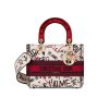 Best Replicas Bags - Replica Dior Lady D-Lite Latte Graffiti Embroidery Bag M0565 Shop For Best Louis Vuitton LV Replica Bags With Cheap Price