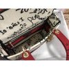 Best Replicas Bags - Replica Dior Lady D-Lite Latte Graffiti Embroidery Bag M0565 Shop For Best Louis Vuitton LV Replica Bags With Cheap Price
