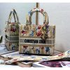 Best Replicas Bags - Replica Dior Lady D-Lite Hibiscus Metallic Thread Embroidery Bag Shop For Best Louis Vuitton LV Replica Bags With Cheap Price