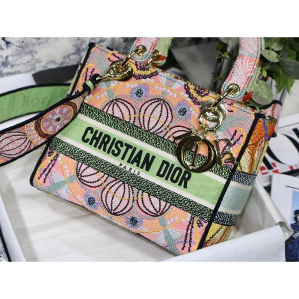 Replica Dior Medium Lady D-Lite Multicolor M0565 - Image 5