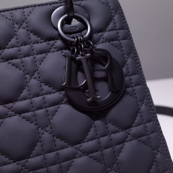 Replica Dior Lady Bag - Ultramatte Cannage Calfskin M0565 - Image 3