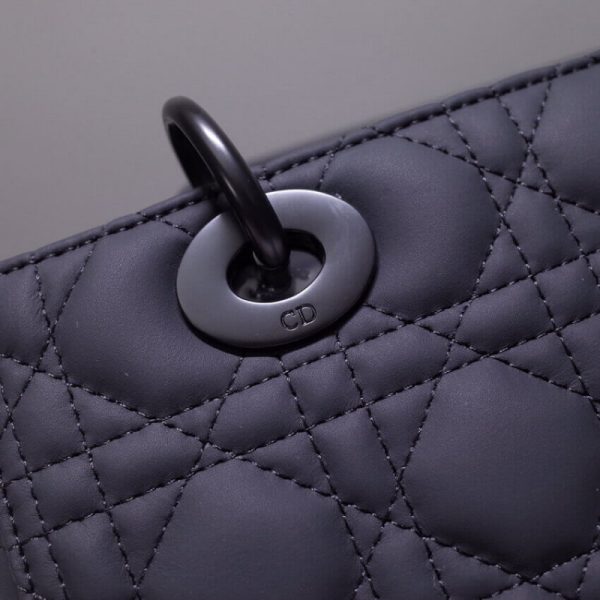 Replica Dior Lady Bag - Ultramatte Cannage Calfskin M0565 - Image 4