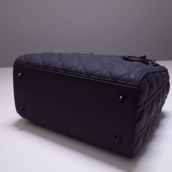 Replica Dior Lady Bag - Ultramatte Cannage Calfskin M0565 - Image 6