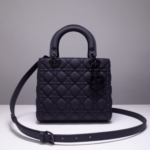 Replica Dior Lady Bag - Ultramatte Cannage Calfskin M0565