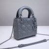 Best Replicas Bags - Mini Lady Dior Ultramatte Cannage Calfskin Replica Bag M0505 Shop For Best Louis Vuitton LV Replica Bags With Cheap Price