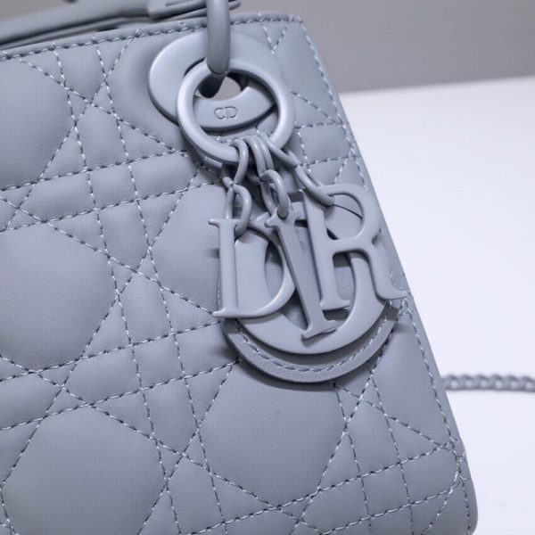 Mini Lady Dior Ultramatte Cannage Calfskin Replica Bag M0505 - Image 3