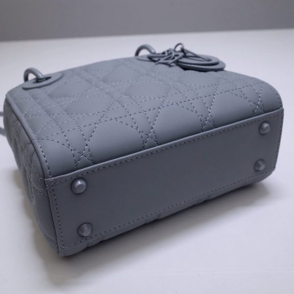 Mini Lady Dior Ultramatte Cannage Calfskin Replica Bag M0505 - Image 6
