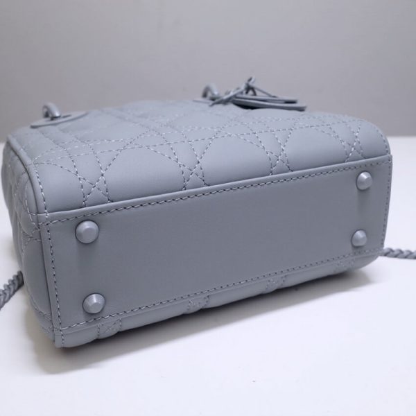 Mini Lady Dior Ultramatte Cannage Calfskin Replica Bag M0505 - Image 9
