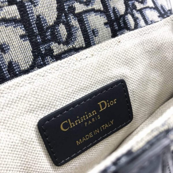Replica Dior Mini Saddle Bag - Blue Oblique Jacquard M0447 - Image 12