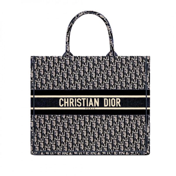 Dior Oblique Embroidered Velvet Book Tote Replica M1286Z