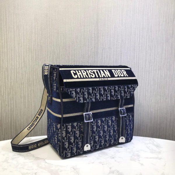 Replica Dior Oblique Velvet Messenger Bag M1291V - Image 6