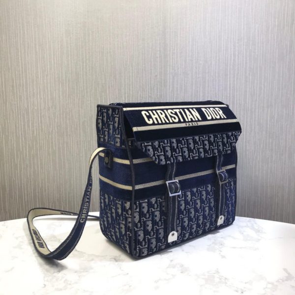 Replica Dior Oblique Velvet Messenger Bag M1291V - Image 7