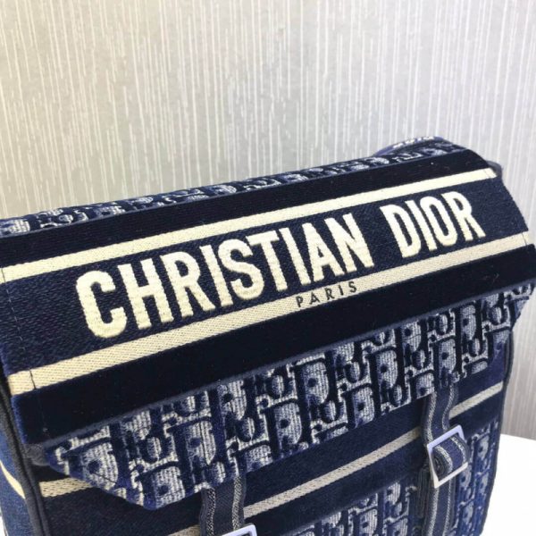 Replica Dior Oblique Velvet Messenger Bag M1291V - Image 8