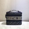 Best Replicas Bags - Replica Dior Oblique Velvet Diortravel Vanity Case S5480V Shop For Best Louis Vuitton LV Replica Bags With Cheap Price