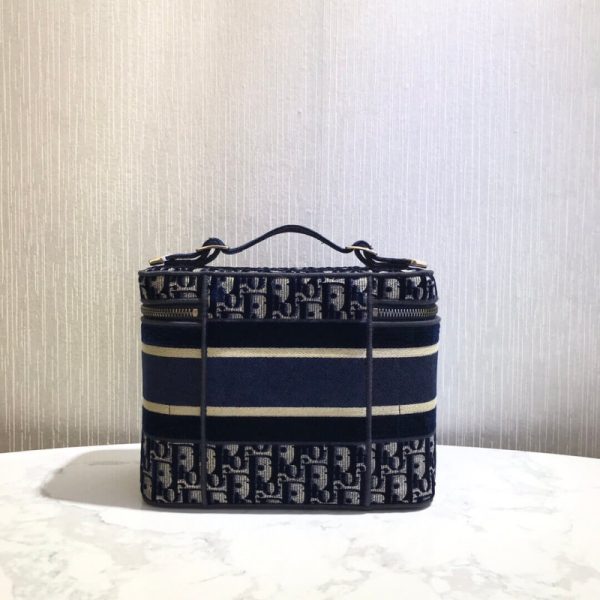 Replica Dior Oblique Velvet Diortravel Vanity Case S5480V - Image 3
