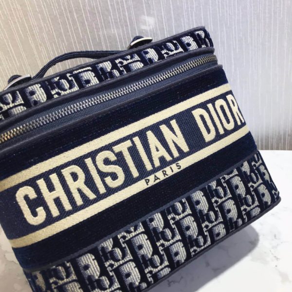 Replica Dior Oblique Velvet Diortravel Vanity Case S5480V - Image 4