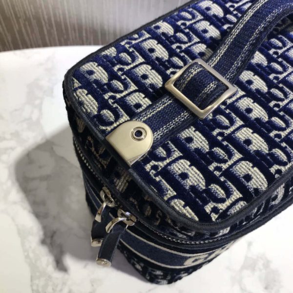 Replica Dior Oblique Velvet Diortravel Vanity Case S5480V - Image 6