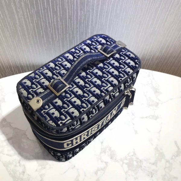 Replica Dior Oblique Velvet Diortravel Vanity Case S5480V - Image 7