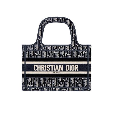 Replica Dior Oblique Velvet Mini Book Tote - S5475Z