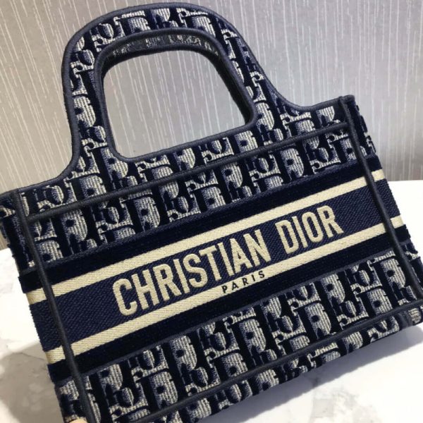 Replica Dior Oblique Velvet Mini Book Tote - S5475Z - Image 6