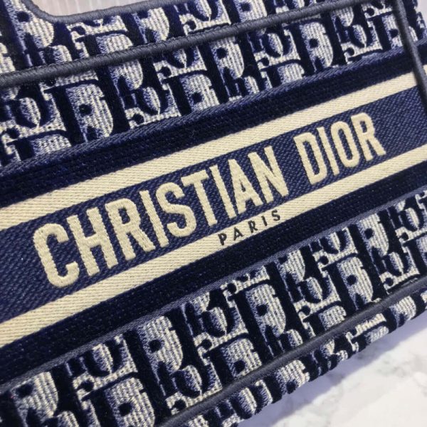 Replica Dior Oblique Velvet Mini Book Tote - S5475Z - Image 7