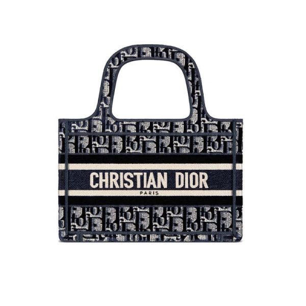 Replica Dior Oblique Velvet Mini Book Tote - S5475Z