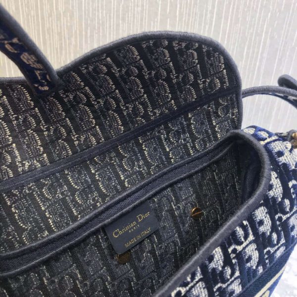 Replica Dior Oblique Velvet Saddle Bag M0446C - Image 11