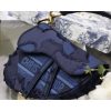 Best Replicas Bags - Replica Dior Saddle Bag in Blue Camouflage Embroidery M0446 Shop For Best Louis Vuitton LV Replica Bags With Cheap Price