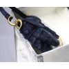 Best Replicas Bags - Replica Dior Saddle Bag in Blue Camouflage Embroidery M0446 Shop For Best Louis Vuitton LV Replica Bags With Cheap Price