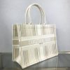 Best Replicas Bags - Replica Dior Small Beige Striped Book Tote M1296 Shop For Best Louis Vuitton LV Replica Bags With Cheap Price