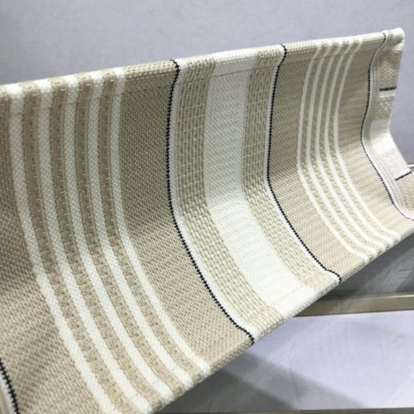 Replica Dior Small Beige Striped Book Tote M1296 - Image 7