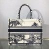 Best Replicas Bags - Replica Dior Small Book Tote - Blue Toile de Jouy Palms Shop For Best Louis Vuitton LV Replica Bags With Cheap Price