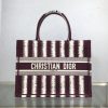 Best Replicas Bags - Replica Dior D-Stripes Small Book Tote Embroidery M1296 Shop For Best Louis Vuitton LV Replica Bags With Cheap Price
